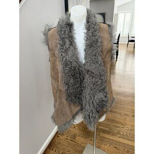 Ashley B Bernardo Faux Fur Vest Size Medium